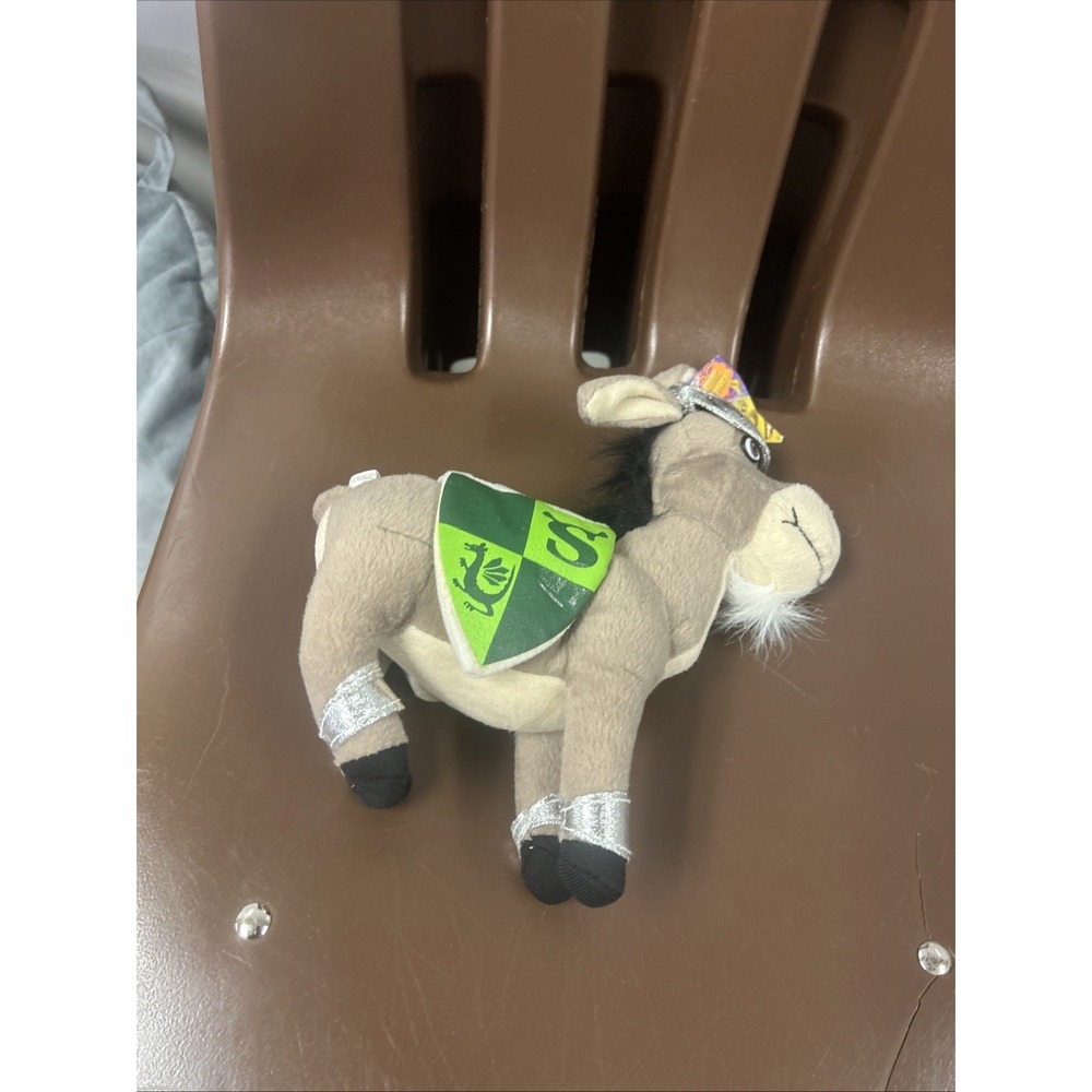 Shrek the Third DONKEY AS KNIGHT 8" Plush Stuffed Animal Shrek 3 2006 W Tags - Picture 3 of 6